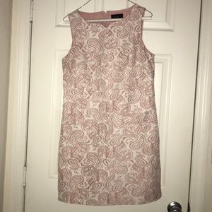 Pink and white dress